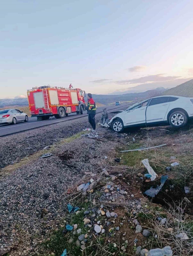 Bingöl’de Trafik Kazası: 1 Yaralı