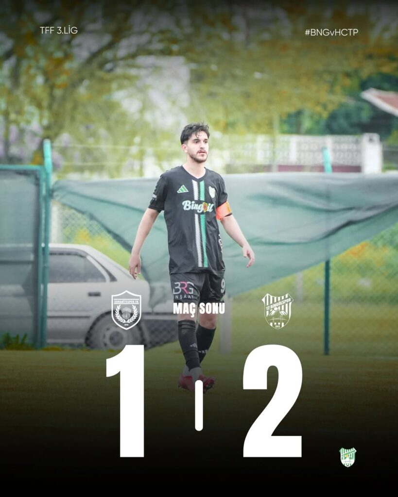12 Bingölspor Deplasmanda Osmaniyespor’u 2-1 Mağlup Etti