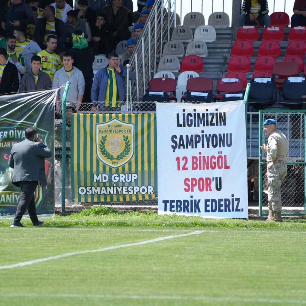 Bingöllülerden Osmaniyespor’a Teşekkür